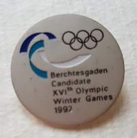 Berchtesgaden Candidate XVI th Olympic Winter Games 1992 - rintamerkki.