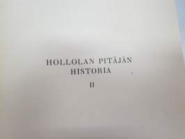 Hollolan pitäjän historia II - Muinaisuuden hämärästä kunnallisen elämän alkuun 1860-luvulle -local history