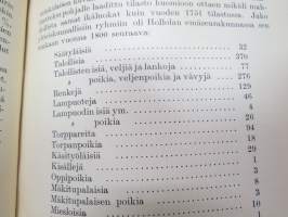 Hollolan pitäjän historia II - Muinaisuuden hämärästä kunnallisen elämän alkuun 1860-luvulle -local history