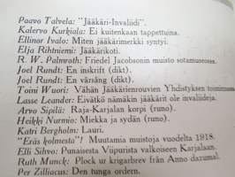 Jääkäri-invaliidi Jägarinvaliden 1932, I Maailmansodan jääkärien kohtaloita värväysvaiheessa, Lockstedtin leirillä, maailmansodassa, Suomen vapaussodassa.