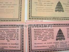 Paperinkeräys -keräyskuitteja