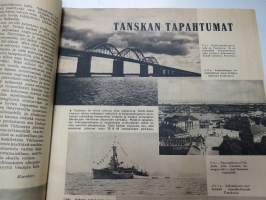 Hakkapeliitta 1943 nr 36, Sumunheitin Saksan uusin &quot;salainen ase&quot;, Partisaanien uhrien hautajaiskuva, Neuvostolan myrskyisssä - suomalaiskohtaloita, Uudisrakentaja