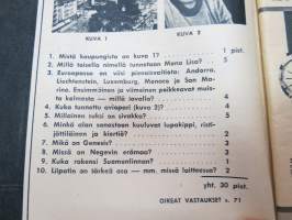 Apu 1963 nr 33, 17.8.1963, Tietokone Kansallispankissa, Veikko Ennala - Sairas sielu sairaassa ruumiissa, Taikavarpu, Nippon Skyline esittely, Aurinkoyö turisteille
