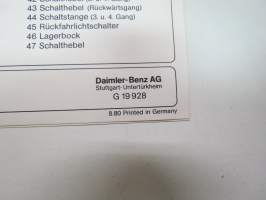 Mercedes-Benz Schaltgetriebe G 3/50-5-8,5 G 3/60-5/7,5 Typen 814-1317 -havaintokuva