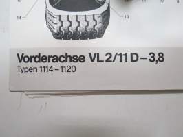 Mercedes-Benz Vorderachse VL2/11D-3,8 Typen 1114-1120 -havaintokuva