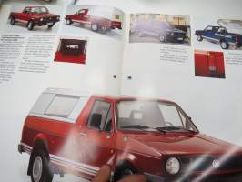 Volkswagen Golf Caddy 1990 -myyntiesite / brochure