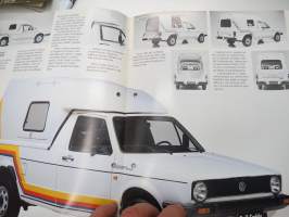 Volkswagen Golf Caddy 1990 -myyntiesite / brochure