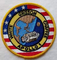 Apollo I, White, Grissom, Chaffee. &quot; The Patch That Newer Flew&quot;