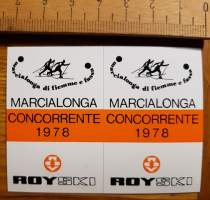 Marcialonga concorrente 1978 Roy ski -tarra