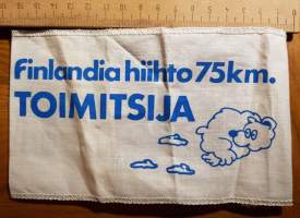 Finlandia hiihto 75 km. Toimitsija -käsivarsinauha