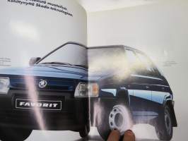 Skoda Favorit -myyntiesite / brochure