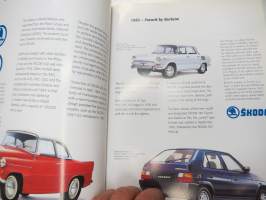 Skoda Auto 100 Years -tehtaan 100-vuotisjulkaisu englanniksi