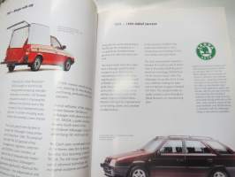 Skoda Auto 100 Years -tehtaan 100-vuotisjulkaisu englanniksi