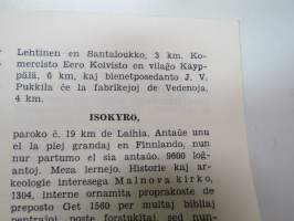 Qvidfolio pri Vaasa kaj cirkauajo - Eldoninto Klubo Esperantista de Laihia - Vaasan ja muutamien suomalaisten lähipitäjien esperantokielinen opaslehtinen