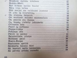 Lauluja yhteisiä illallisia varten Kotkan Suomalaisessa Kerhossa -song book