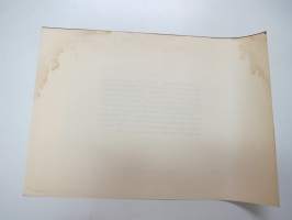 Nirvanlinna Oy, Tampere 19??, 500 mk -osakekirja, balnco / share certificate, unused