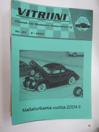 Vitriini - Finnish Car Modellers Association Ry kerholehti / Club Magazine - 17 kpl lehtiä vuosilta 1999-2003