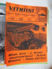 Vitriini - Finnish Car Modellers Association Ry kerholehti / Club Magazine - 17 kpl lehtiä vuosilta 1999-2003
