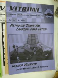 Vitriini - Finnish Car Modellers Association Ry kerholehti / Club Magazine - 17 kpl lehtiä vuosilta 1999-2003
