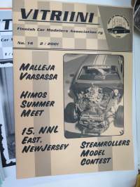 Vitriini - Finnish Car Modellers Association Ry kerholehti / Club Magazine - 17 kpl lehtiä vuosilta 1999-2003