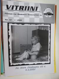 Vitriini - Finnish Car Modellers Association Ry kerholehti / Club Magazine - 17 kpl lehtiä vuosilta 1999-2003