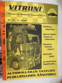 Vitriini - Finnish Car Modellers Association Ry kerholehti / Club Magazine - 17 kpl lehtiä vuosilta 1999-2003