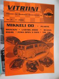 Vitriini - Finnish Car Modellers Association Ry kerholehti / Club Magazine - 17 kpl lehtiä vuosilta 1999-2003