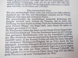 Das grosse Buch der Windjammer -suurten purjelaivojen esittelyä, myös suomalaisomistuksesssa olleita aluksia