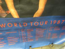 Deep Purple - The House of Blue Light - World Tour 1987 -original poster / alkuperäinen kiertuejuliste