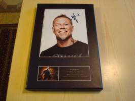 James Hetfield, Metallica, canvastaulu, koko 20 cm x 30 cm. Teen näitä vain 50 numeroitua kappaletta. Yksi heti valmiina lähetettäväksi.