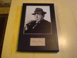 Humphrey Bogart, canvastaulu, koko 20 cm x 30 cm. Teen näitä vain 50 numeroitua kappaletta. Yksi heti valmiina lähetettäväksi.
