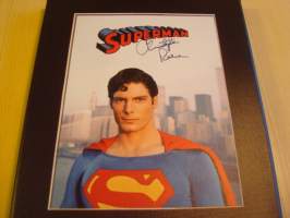 Superman, Christopher Reeve, canvastaulu, koko 20 cm x 30 cm. Teen näitä vain 50 numeroitua kappaletta. Yksi heti valmiina lähetettäväksi.