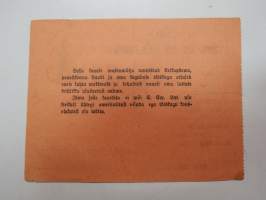 Eesti Ew. Lut. kiriku liikmekaart, 1935 -Eestin evankelis-luterilaisen kirkon jäsenmaksukuitti / Estonian evangelic-lutheran church membership receipt