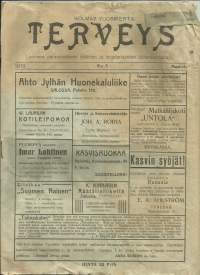 Terveys 1913 nr 3 / Luonnon parannustavan ystävien ja vegetariaanien äänenkannattaja