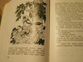 Satuhyrrä -fairy tales, illustrations by Helga Sjöstedt