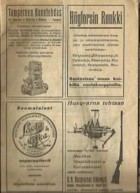 Pellervo  1913  nr 22 /Osuusmeijerit, pikkuwiljelijän asuinrakennus, wanhoja joulujuomia