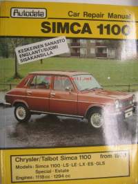 Simca 1100 Car repair manual huolto-ohjekirja