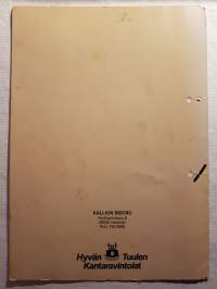 Kallion Bistro menu - Ravintola Kalliossa vuodesta 1940