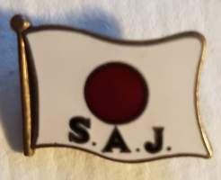S.A.J. Ski Association of Japan -rintamerkki. Numeroitu, 1314.
