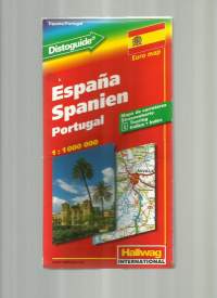 Espana Portugal  2000 -  kartta