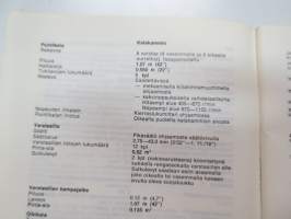 Massey-Ferguson 506 leikkuupuimuri käyttöohjekirja -combine harvester manual