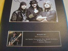 Motörhead, canvastaulu, koko 20 cm x 30 cm. Teen näitä vain 50 numeroitua kappaletta. Yksi heti valmiina lähetettäväksi.