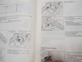 Echo CS-4500 motorsåg instruktionsbok + delar -moottorisahan käyttöohjekirja + osakuvasto ruotsiksi / chain saw manual + parts in swedish