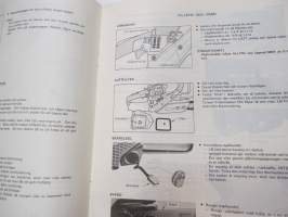 Echo CS-4500 motorsåg instruktionsbok + delar -moottorisahan käyttöohjekirja + osakuvasto ruotsiksi / chain saw manual + parts in swedish
