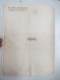 Echo CS-4500 motorsåg instruktionsbok + delar -moottorisahan käyttöohjekirja + osakuvasto ruotsiksi / chain saw manual + parts in swedish