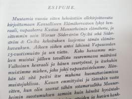 Sotamarsalkka vapaaherra Mannerheim (näköispainos v. 1934 ilmestyneestä toisesta painoksesta)