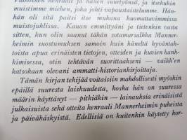 Sotamarsalkka vapaaherra Mannerheim (näköispainos v. 1934 ilmestyneestä toisesta painoksesta)