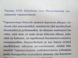 Sotamarsalkka vapaaherra Mannerheim (näköispainos v. 1934 ilmestyneestä toisesta painoksesta)