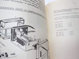 Eberspächer X2 -lämmityslaitteen käyttö-, asennus- ja huolto-ohjeet, 2 eri julkaisua -heater manuals in finnish