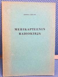 Merikapteenin radiokirja- tekijän omistuskirjoituksella